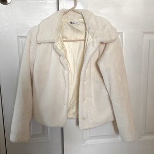 Faux fur jacket